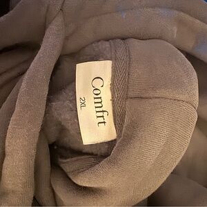 Comfrt 2X Gray Hooded Sweatshirt